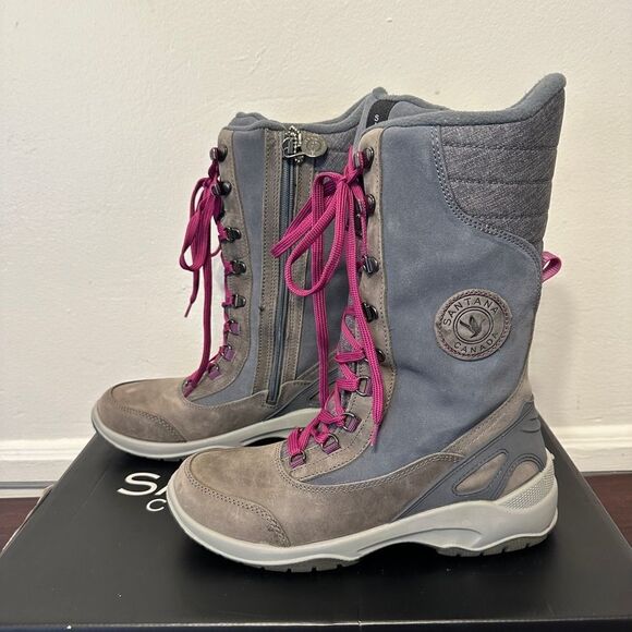 Santana Canada lined lace up waterproof anti slip boot size 10, made in Italy - Picture 7 of 15